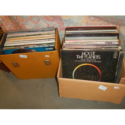 1504 - A good lot of LP records.