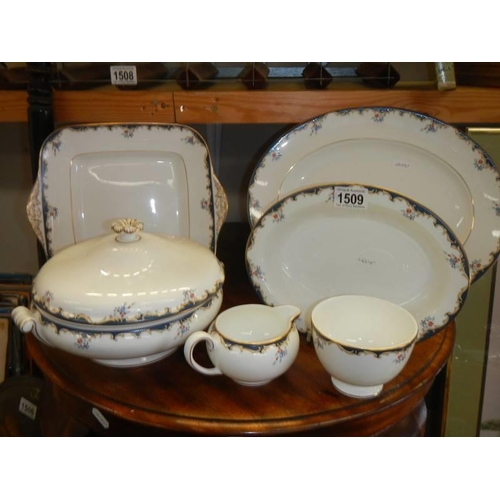 1509 - A quantity of Wedgwood dinner ware including tureen, meat platter etc.,