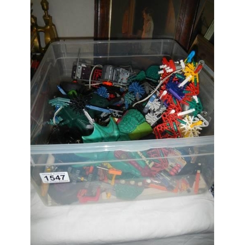 1547 - A box of assorted toys.