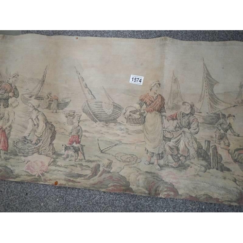 1574 - A tapestry wall hanging.