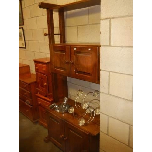 1669 - A German oak bread cupboard, COLLECT ONLY.