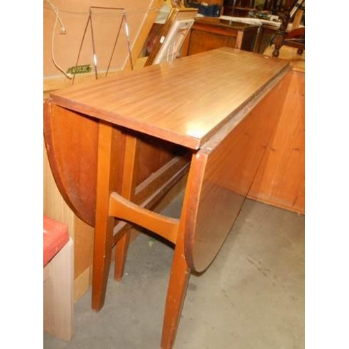 1720 - A formica drop leaf kitchen table, COLLECT ONLY.