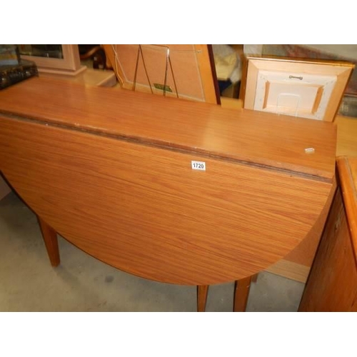 1720 - A formica drop leaf kitchen table, COLLECT ONLY.