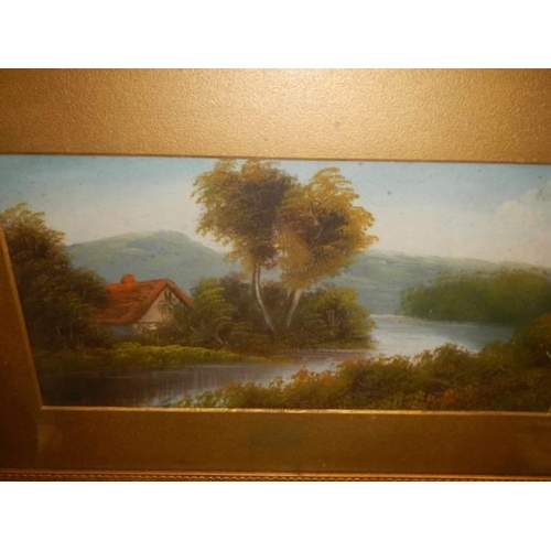 1726 - A gilt framed and glazed rural scene watercolour, COLLECT ONLY.