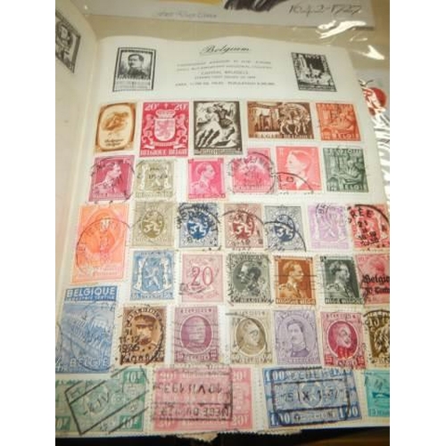 1787 - A quantity of various stamps, letter cards, postcards etc