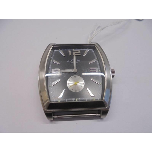 1078 - A boxed Rotary gents watch head, (no strap).