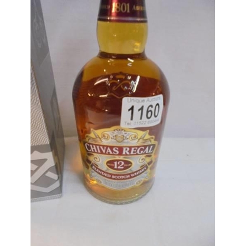 1160 - A boxed Chivas Regal blended malt whisky.