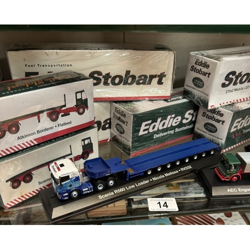 14 - A collection of Eddie Stobart diecast