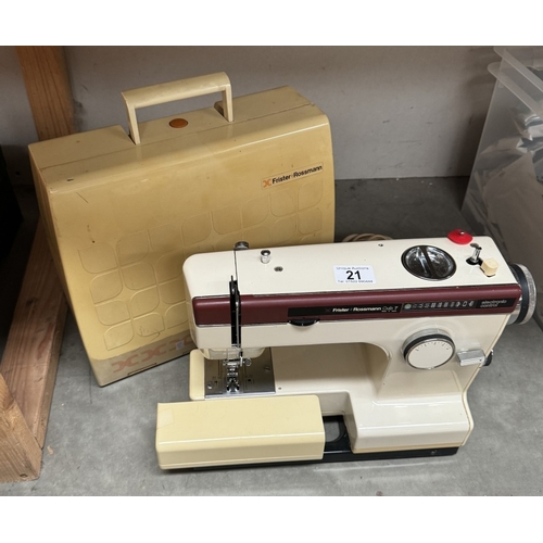 21 - A Frister Rossmann Club 7 sewing machine