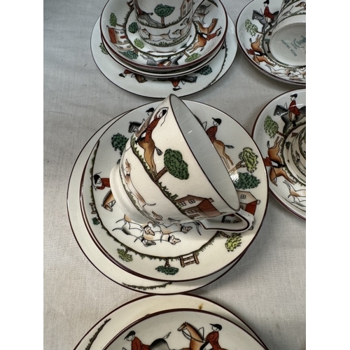 26 - A Crown Staffordshire tea / coffee set