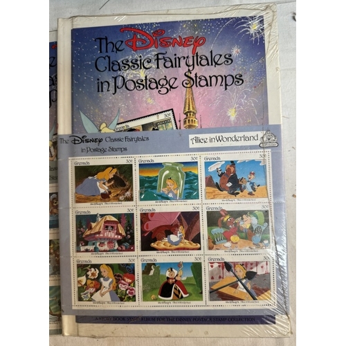 5 - 6 Disney Classic Fairytale postage stamp sets