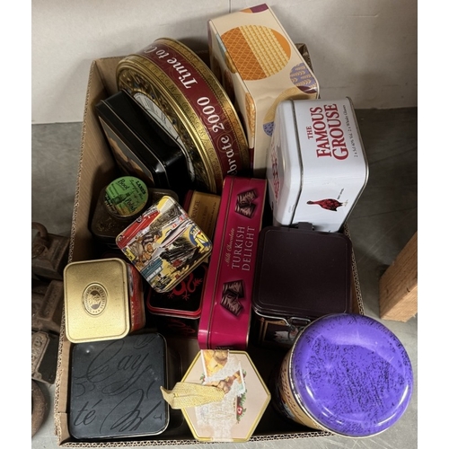 38 - A variety of collectable tins