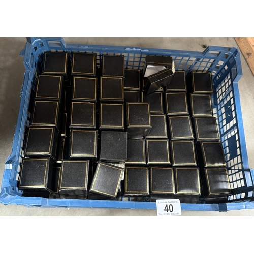 40 - Approximately 50 ring boxes