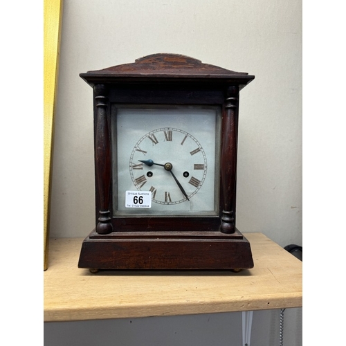 66 - A bracket mantle clock