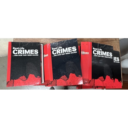 72 - A set of Real Life Crimes magazines in folders