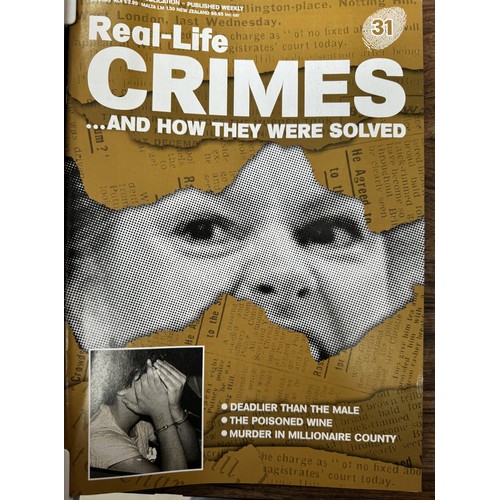 72 - A set of Real Life Crimes magazines in folders