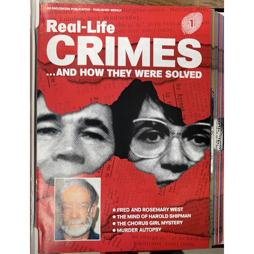 72 - A set of Real Life Crimes magazines in folders