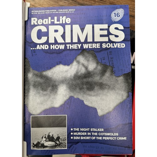 72 - A set of Real Life Crimes magazines in folders