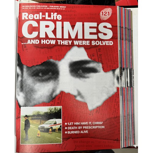 72 - A set of Real Life Crimes magazines in folders