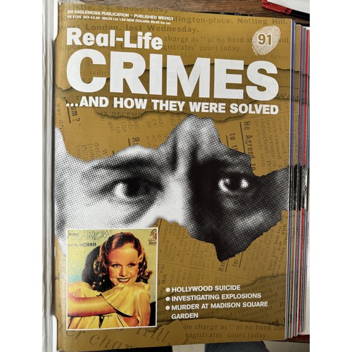 72 - A set of Real Life Crimes magazines in folders