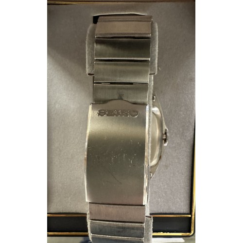 1032 - A boxed Seiko Baby Monaco automatic gent's wrist watch.