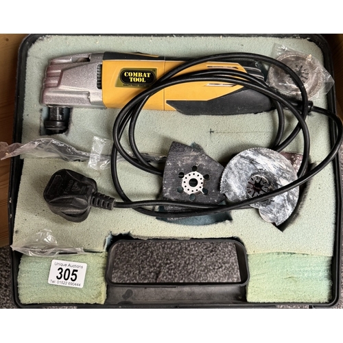 305 - A cased electric Combat Tool cutter & sander