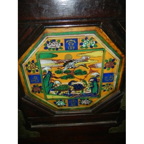 1561 - A good quality Chinese cabinet. COLLECT ONLY.