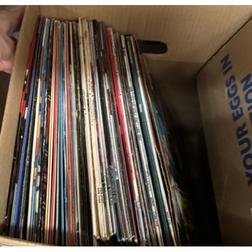 1631 - Two boxes of LP records