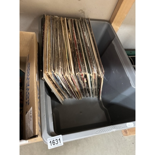 1631 - Two boxes of LP records