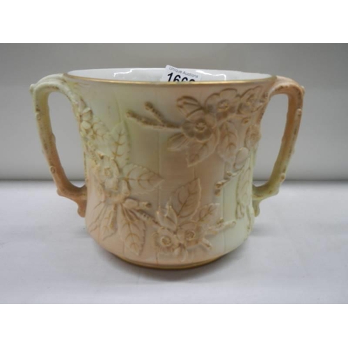 1662 - A 19th century Royal Worcester hand painted pitcher.