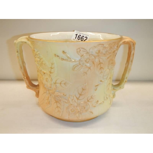 1662 - A 19th century Royal Worcester hand painted pitcher.