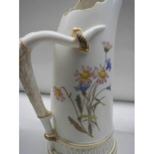 1668 - A Royal Worcester jug a/f. COLLECT ONLY.