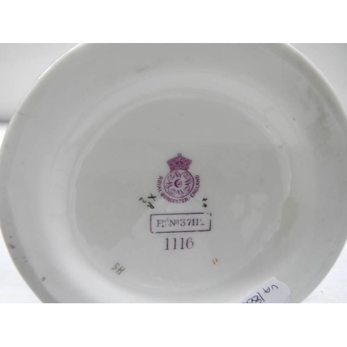 1668 - A Royal Worcester jug a/f. COLLECT ONLY.