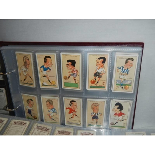 1680 - Nine albums of part sets of cigarette cards.