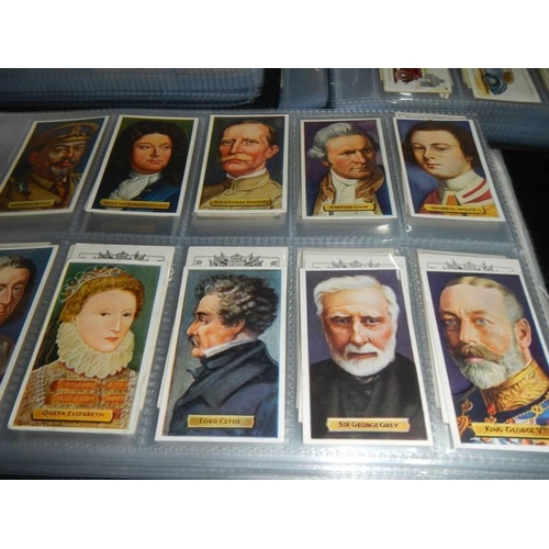 1680 - Nine albums of part sets of cigarette cards.