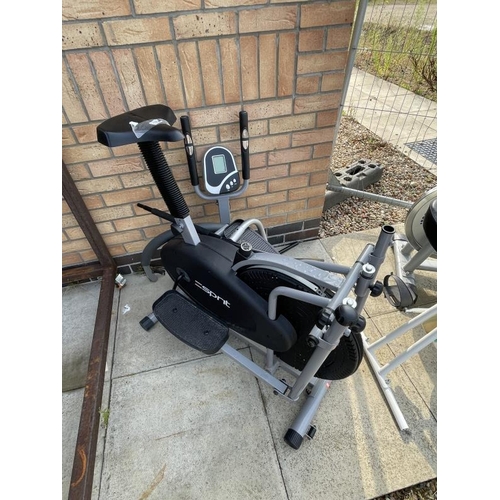 1704 - Three fitness bikes A/F