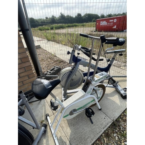 1704 - Three fitness bikes A/F