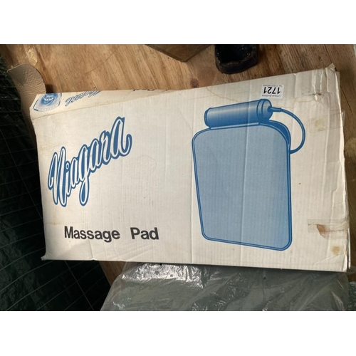 1721 - A massage pad & seat cushions