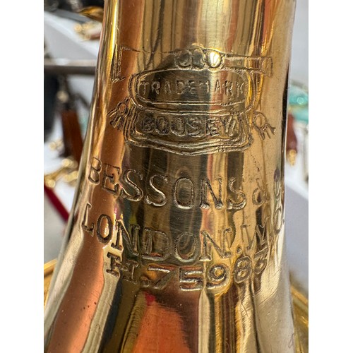 197 - A brass trumpet