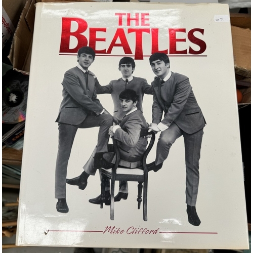 1673 - A quantity of Beatles books etc