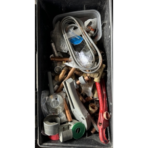 1747 - A quantity of electrical plug sockets & other miscellaneous items