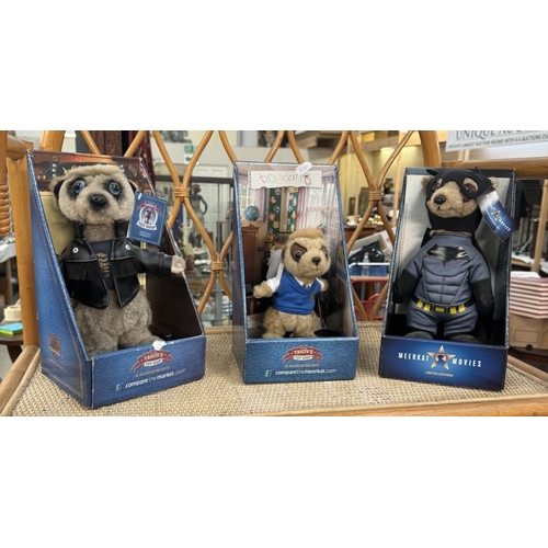 1809 - 6 Boxed Meerkats & two unboxed