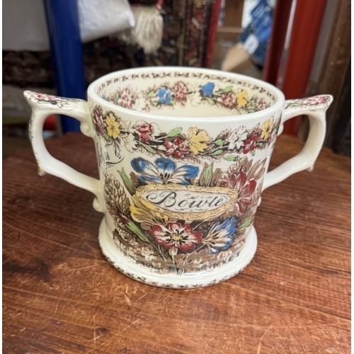 1815 - A three handled cider mug & two handled cider mug made by Wade for Taunton Cider Company, 1978, 1975