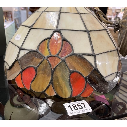 1857 - A Tiffany style lamp shade