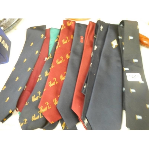 1491 - A quantity of unused club related neck ties.