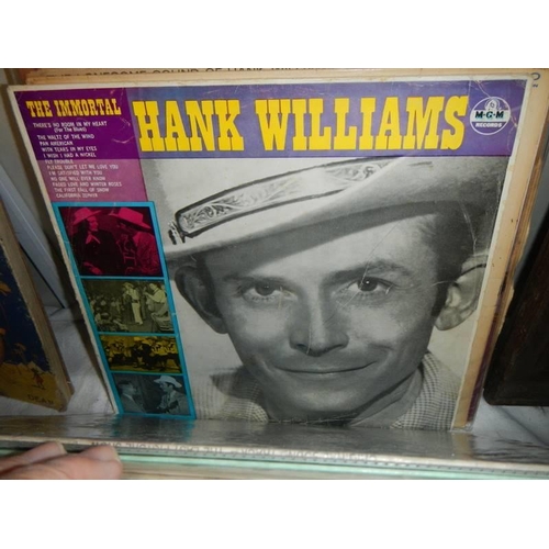 1516 - A quantity of Hank Williams LP records. (25)