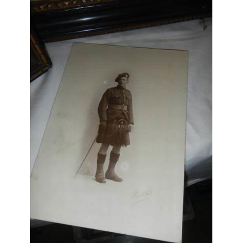 1701 - A collection of WW1 photographs etc., COLLECT ONLY.