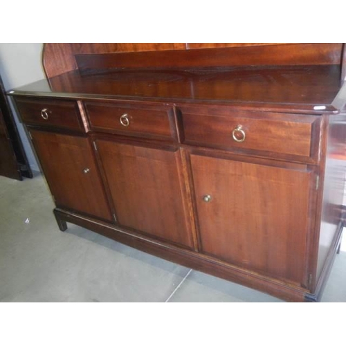 1709 - A good mahogany open rack dresser, COLLECT ONLY.