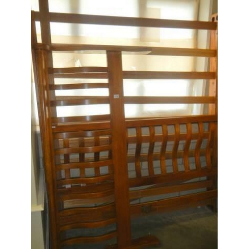 1712 - A mahogany bed frame, COLLECT ONLY.