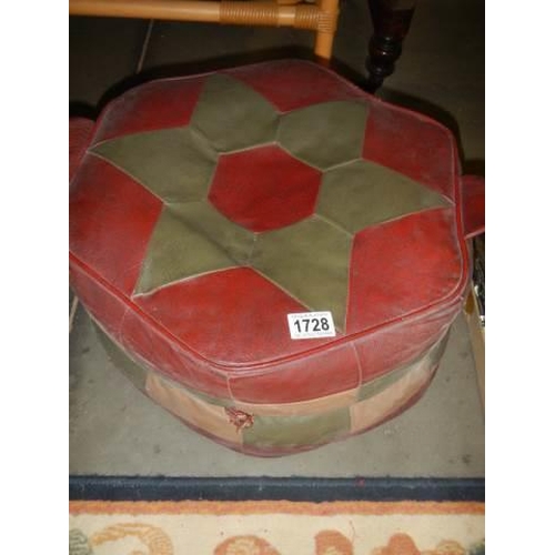 1728 - A mid 20th century pouffe. COLLECT ONLY.